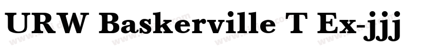 URW Baskerville T Ex字体转换